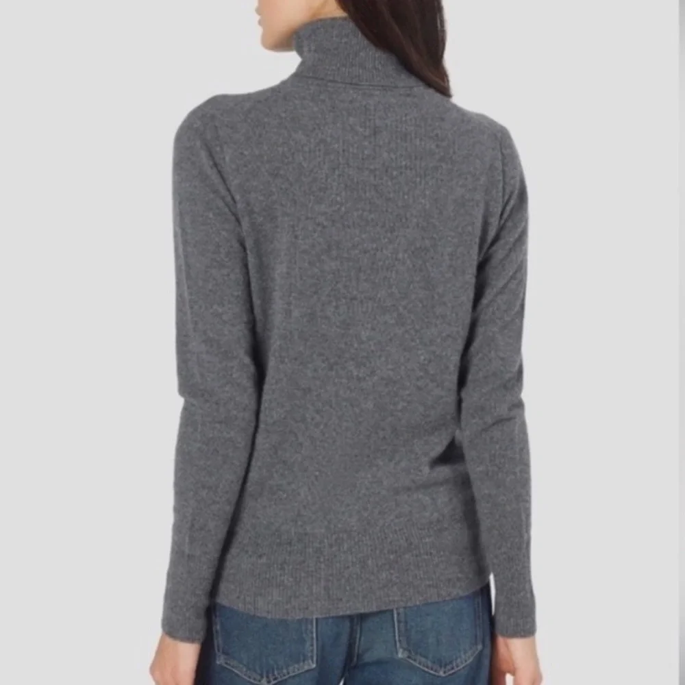 Equipment Delafine 100% Cashmere Sweater Women’s Large Gray - Picture 9 of 13